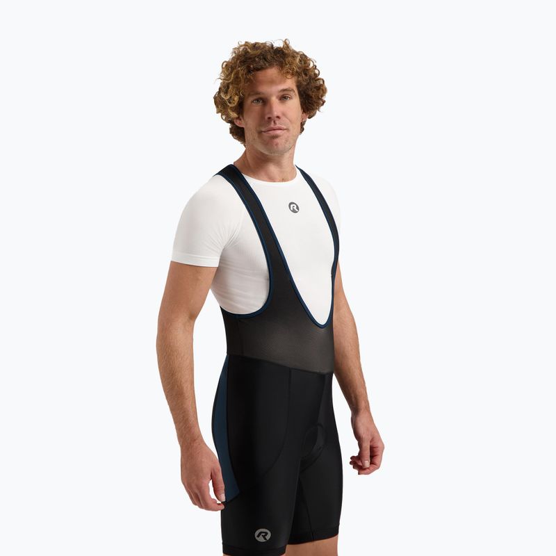 Rogelli Core Bib rövid férfi kerékpáros rövidnadrág fekete/kék