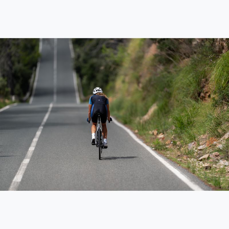 Rogelli női kerékpáros rövidnadrág Core Bib Short W fekete/kék 8