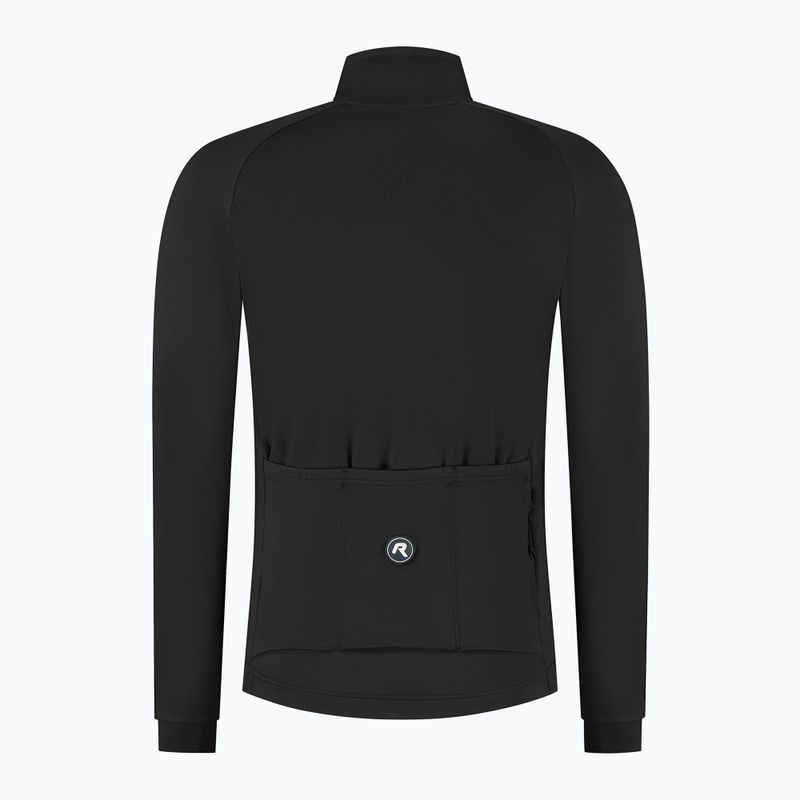 Férfi hosszú ujjú kerékpáros mez Rogelli Essential II black 8