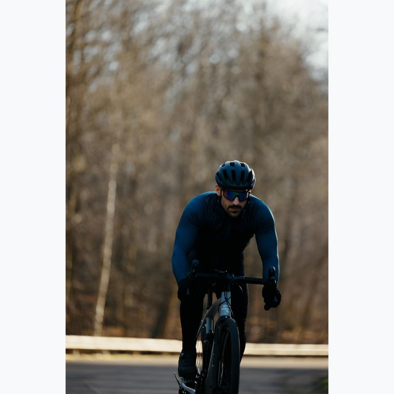 Férfi kerékpáros hosszú ujjú póló Rogelli Essential II blue 11