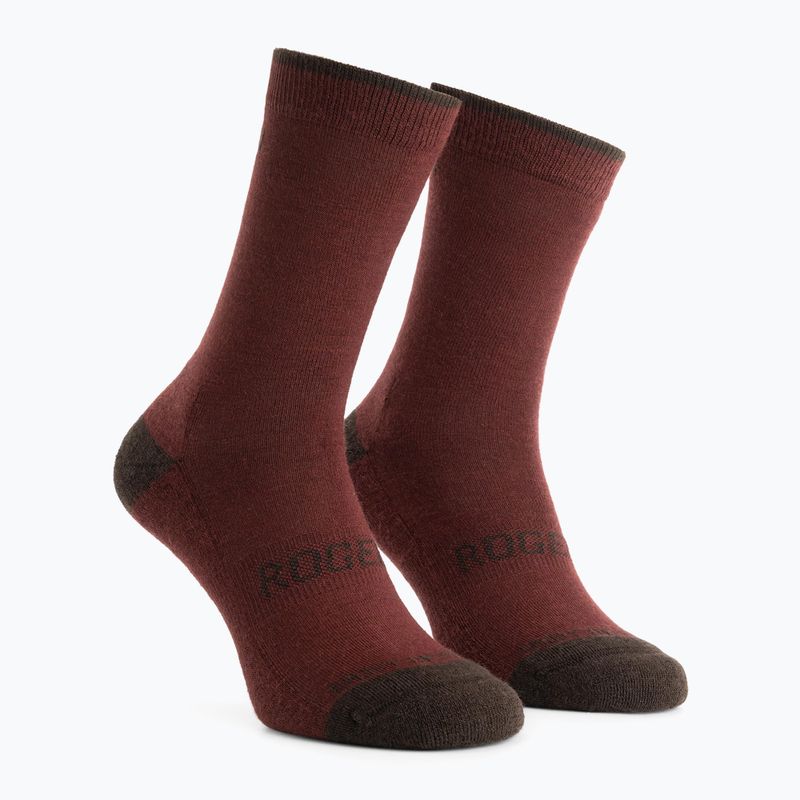 Zoknik Rogelli Wool Wintersocks 2 pár burgundy/brown 2