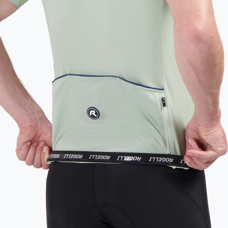 Férfi kerékpáros mez Rogelli Explore aqua grey 4