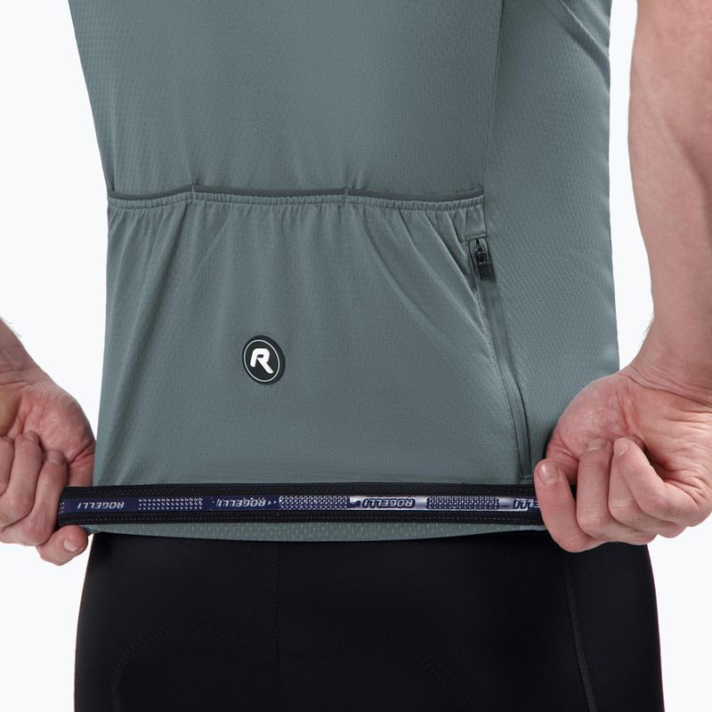 Férfi kerékpáros mez Rogelli Essential II grey 4