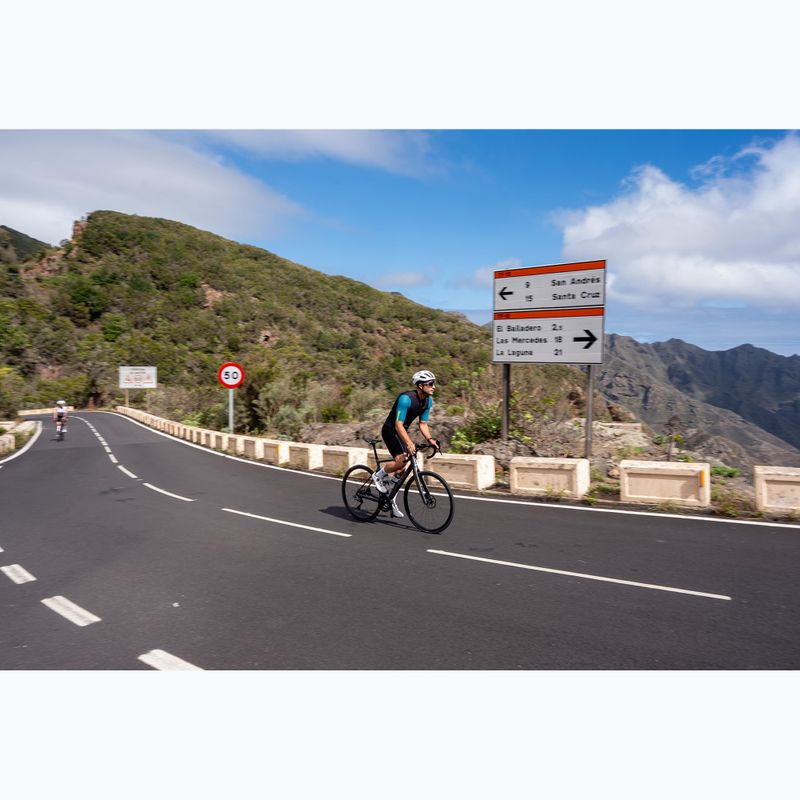 Férfi kerékpáros mez Rogelli Fast black/teal/green 8