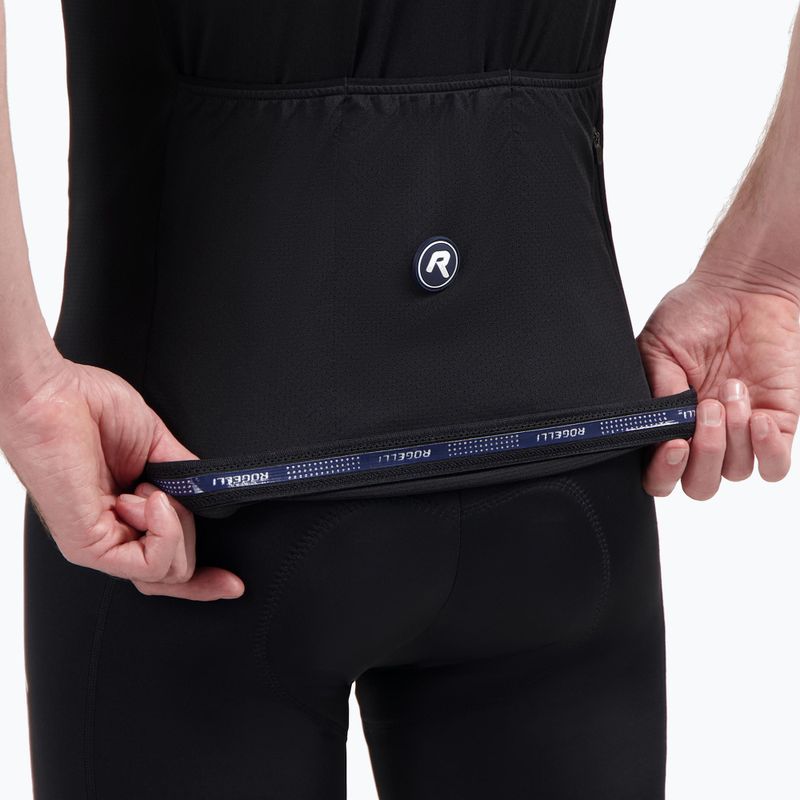 Férfi kerékpáros mez Rogelli Essential II WS black 5