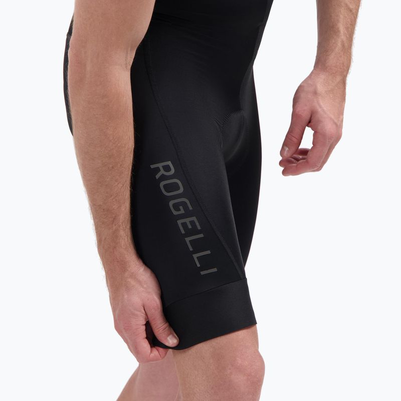 Férfi kerékpáros rövidnadrág Rogelli Essential II Bib Short black 5