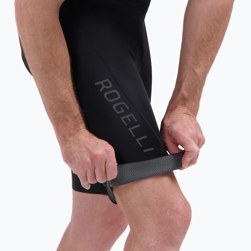 Férfi kerékpáros rövidnadrág Rogelli Essential II Bib Short black 6