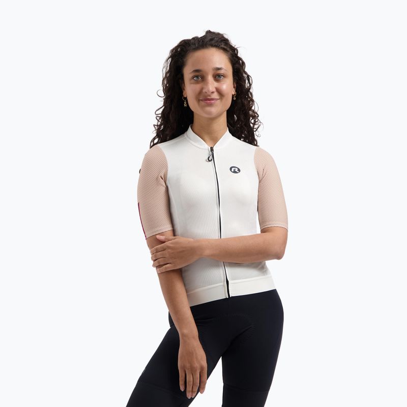 Női kerékpáros mez Rogelli Fast sand/dusty pink/cherry