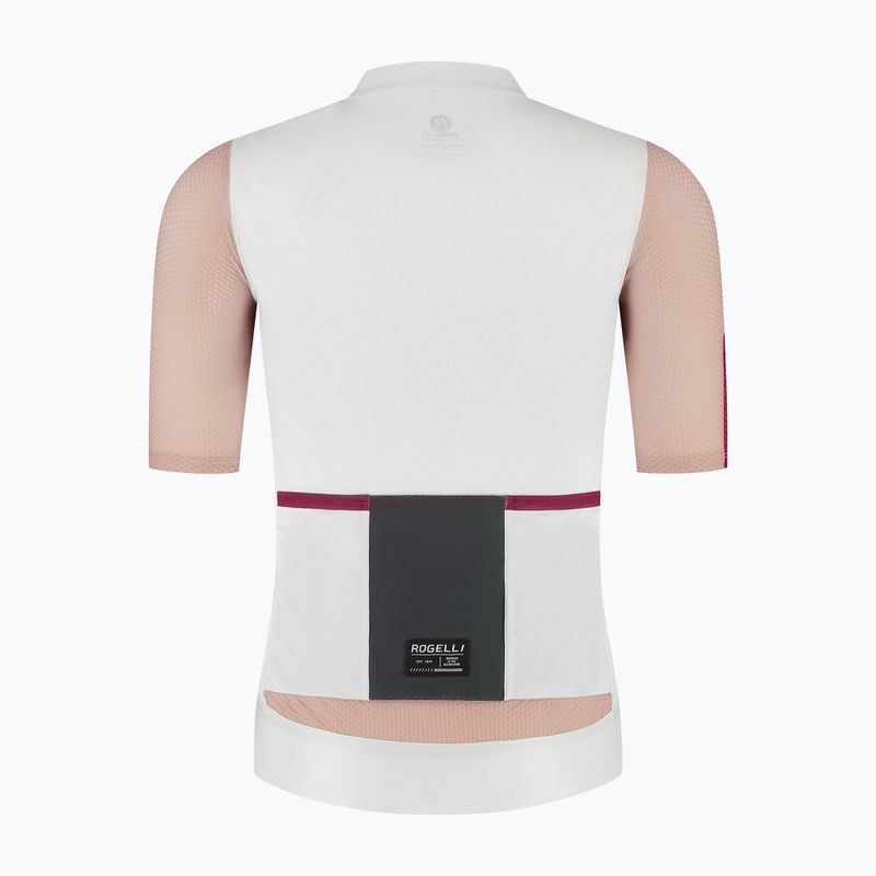 Női kerékpáros mez Rogelli Fast sand/dusty pink/cherry 6
