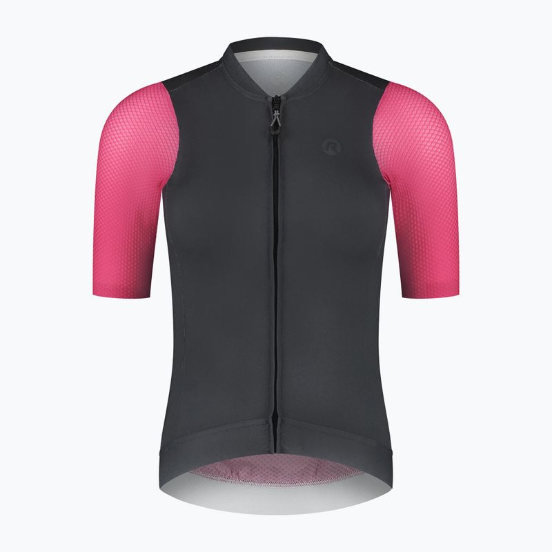 Női kerékpáros mez Rogelli Fast ebony/pink/coral 6
