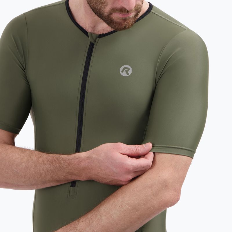 Triatlon ruha Rogelli Florida Tri Suit black/army green 6