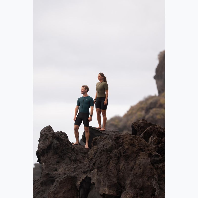 Triatlon ruha Rogelli Florida Tri Suit black/army green 14