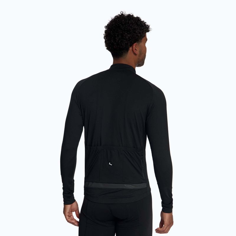 Férfi kerékpáros hosszú ujjú póló Rogelli Essential Light black 2