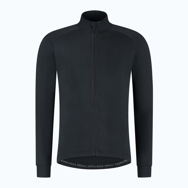 Férfi kerékpáros hosszú ujjú póló Rogelli Essential Light black 5