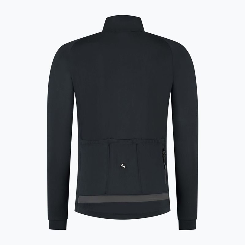 Férfi kerékpáros hosszú ujjú póló Rogelli Essential Light black 6
