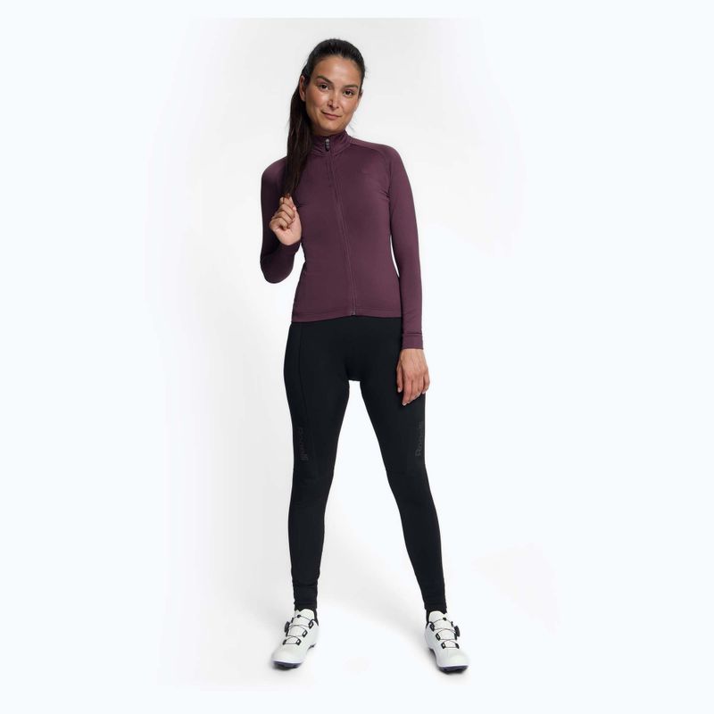 Női kerékpáros hosszú ujjú póló Rogelli Essential II eggplant 2