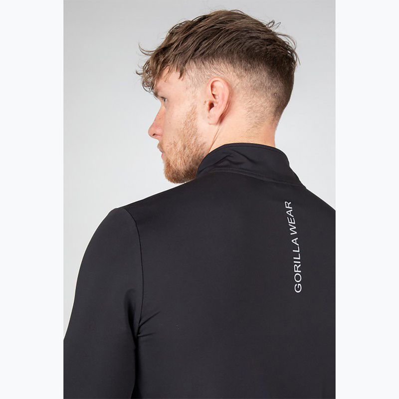 Férfi hosszú ujjú edzőfelső Gorilla Wear Noxen black 5