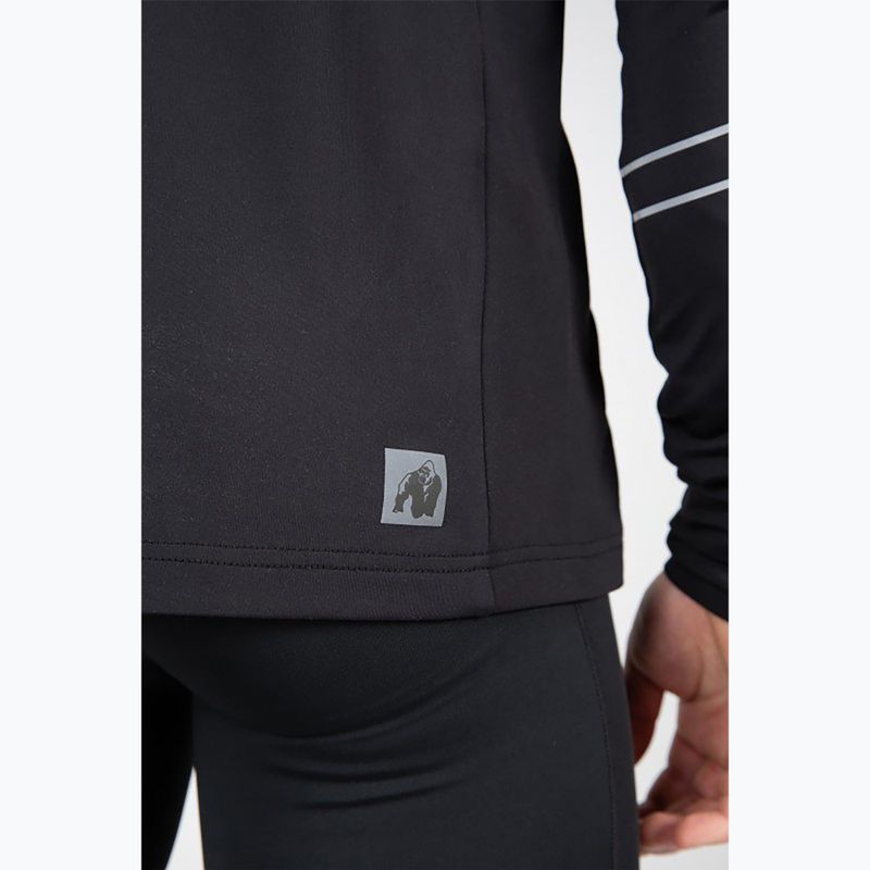 Férfi hosszú ujjú edzőfelső Gorilla Wear Noxen black 7
