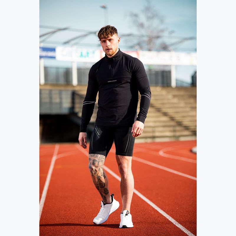 Férfi hosszú ujjú edzőfelső Gorilla Wear Noxen black 11