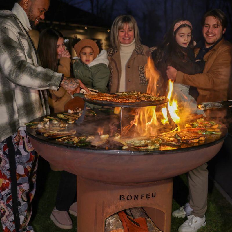 Kerti tűztál BonFeu BonBaza 10002R corten 10