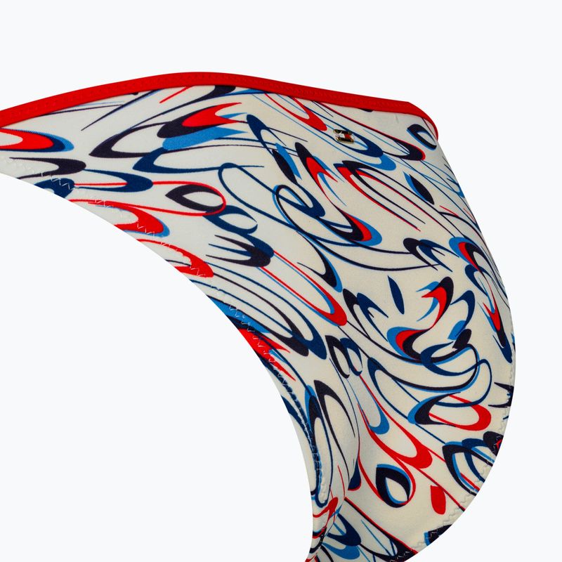 Fürdőruha alsó Tommy Hilfiger Cheeky String Side Tie Print drops motion ecru 3