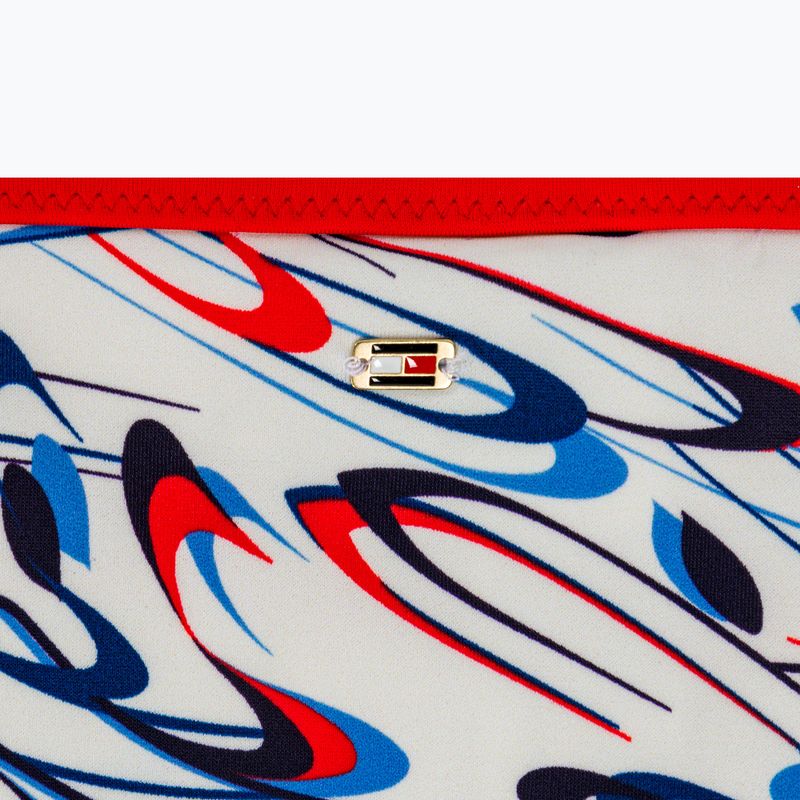 Fürdőruha alsó Tommy Hilfiger Cheeky String Side Tie Print drops motion ecru 5