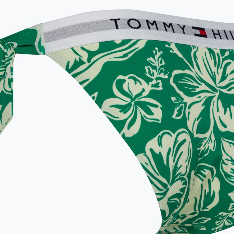 Fürdőruha alsó Tommy Hilfiger Cheeky Side Tie Bikini Print vintage tropical olympic green 3