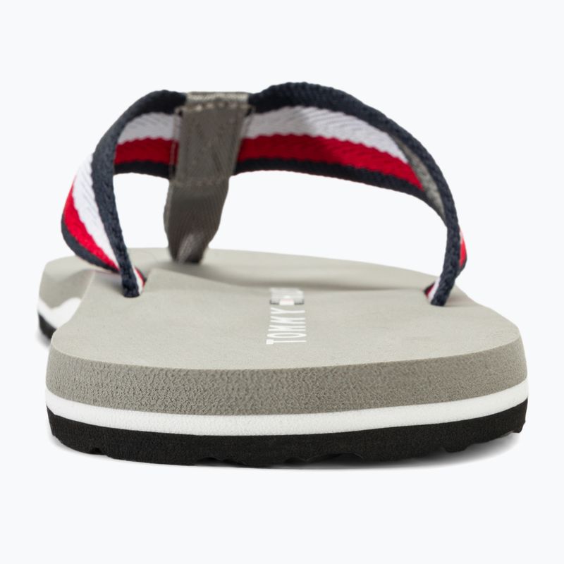 Férfi Tommy Hilfiger Corporate Beach szandál antik ezüst flip flopok 6