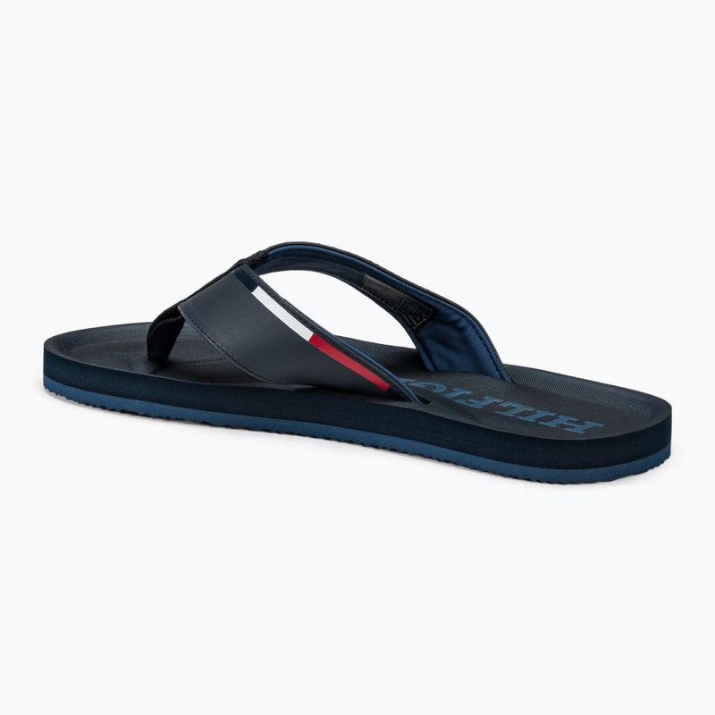 Férfi Tommy Hilfiger Comfort Beach Sandal sivatagi égbolt flip flopok 3