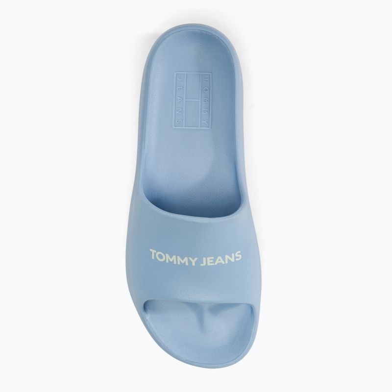 Tommy Jeans női Chunky Flatform Slide flip-flop westside kék 5