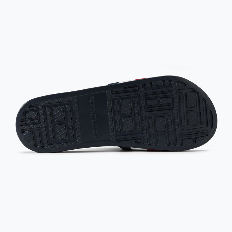 Tommy Hilfiger férfi RWB Pool Slide sivatagi égbolt flip-flopok 4
