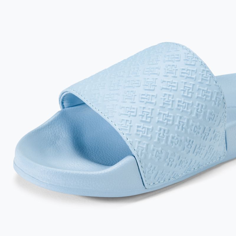 Tommy Hilfiger női Monogram Pool Slide flip flopok ősi fehér 7