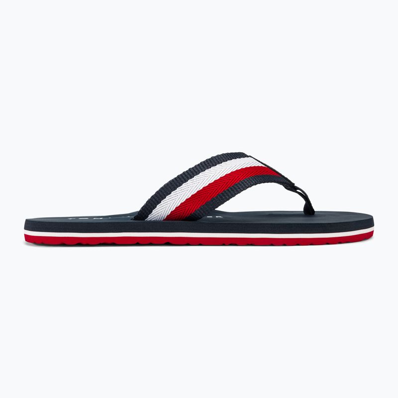 Férfi Tommy Hilfiger Corporate Beach szandál sivatagi égbolt flip flopok 2