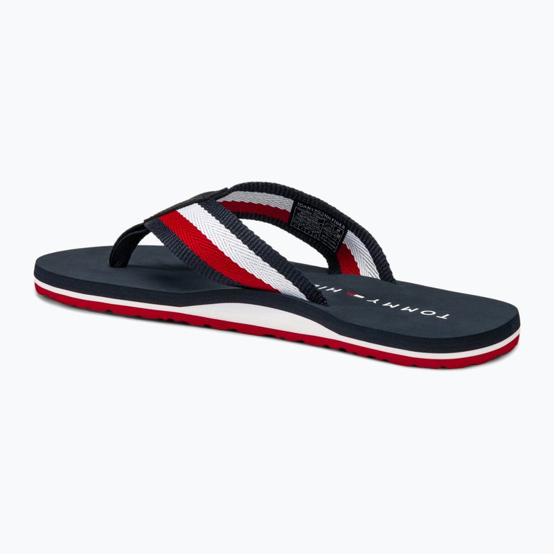 Férfi Tommy Hilfiger Corporate Beach szandál sivatagi égbolt flip flopok 3