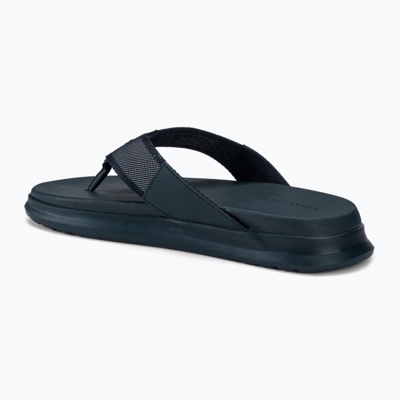 Férfi Tommy Hilfiger Comfort Toe Post Beach Sandal sivatagi égbolt flip flopok 3