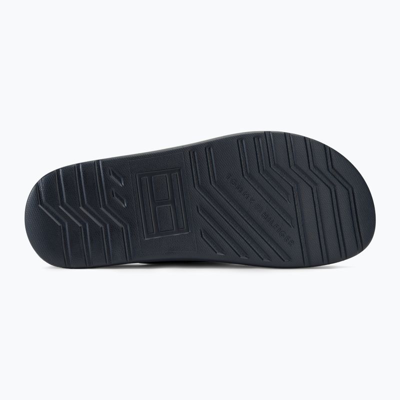 Férfi Tommy Hilfiger Comfort Toe Post Beach Sandal sivatagi égbolt flip flopok 4