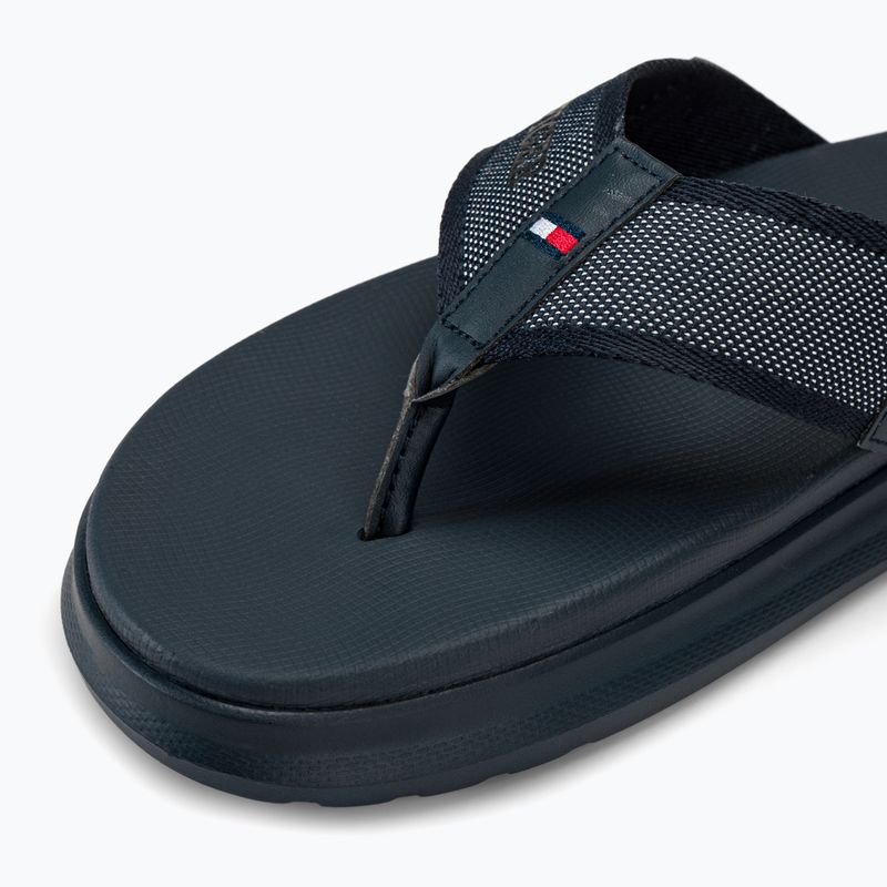 Férfi Tommy Hilfiger Comfort Toe Post Beach Sandal sivatagi égbolt flip flopok 7