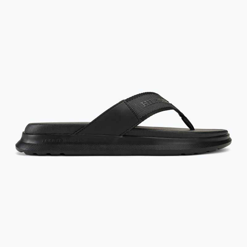 Férfi Tommy Hilfiger Comfort Toe Post strandszandál fekete 2