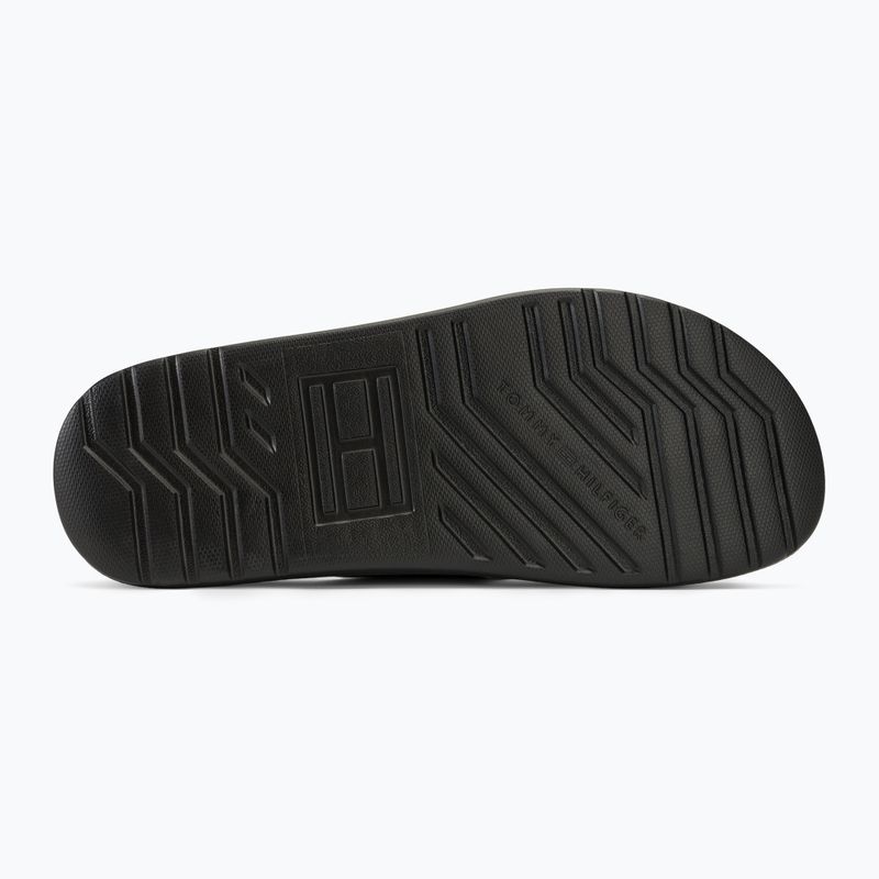 Férfi Tommy Hilfiger Comfort Toe Post strandszandál fekete 4