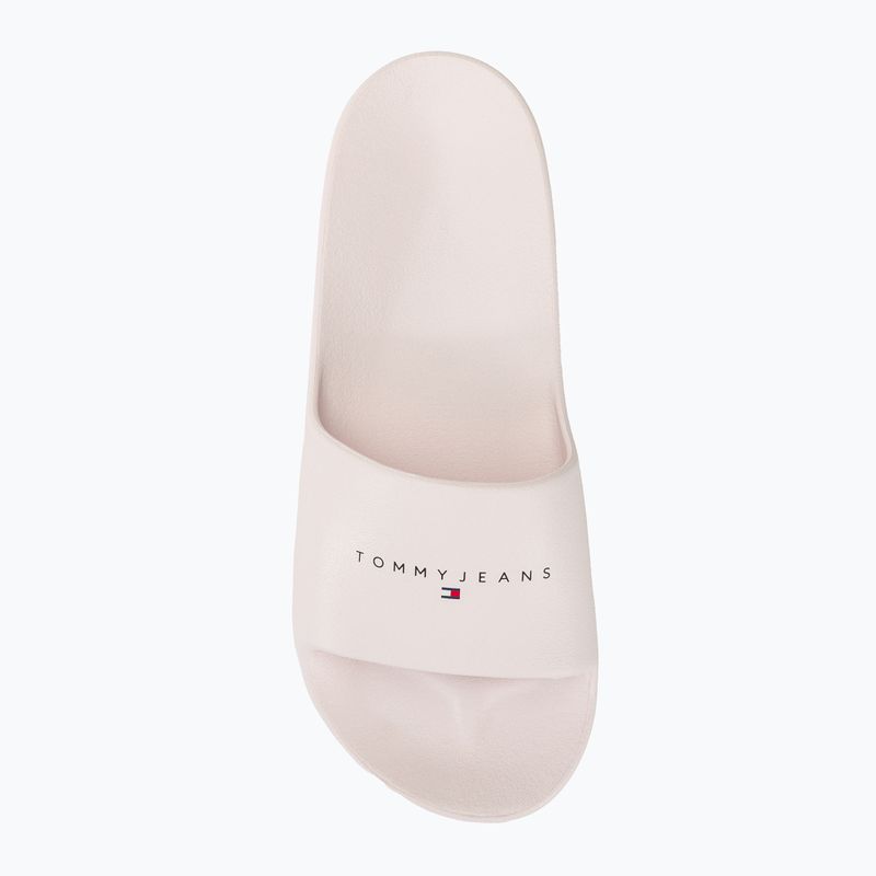Női papucs Tommy Jeans Printed Pu Pool Slide ecru 6