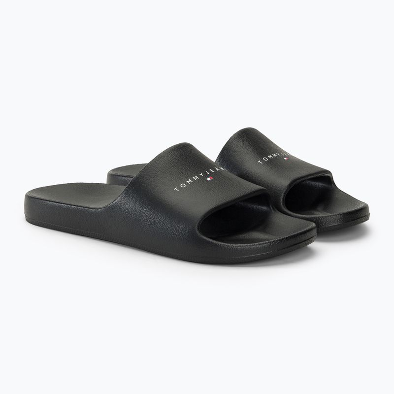 Női papucs Tommy Jeans Printed Pu Pool Slide black 4