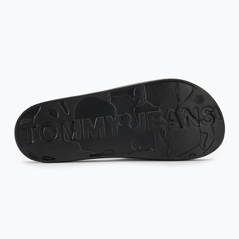 Női papucs Tommy Jeans Printed Pu Pool Slide black 5