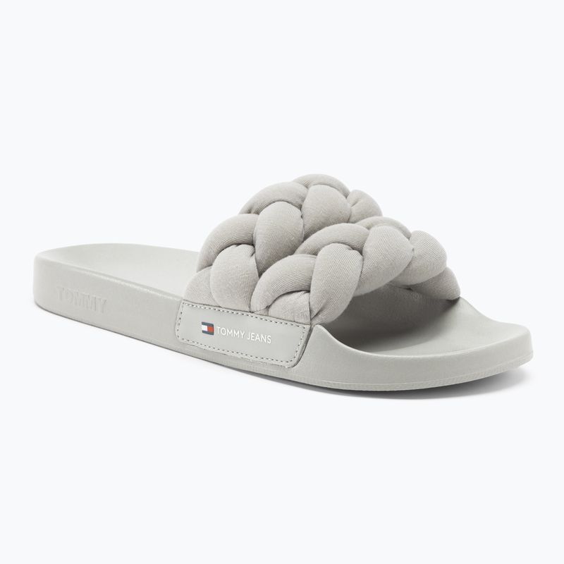 Tommy Jeans női flip-flopok Fonott stratus szürke