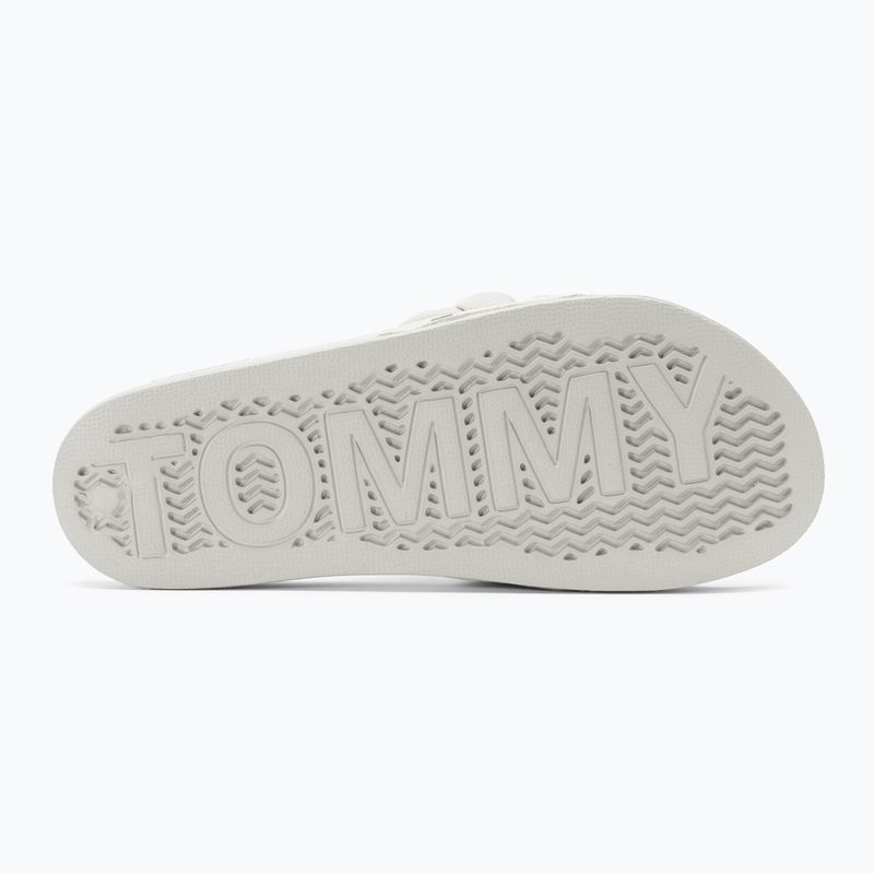Tommy Jeans női flip-flopok Fonott stratus szürke 4