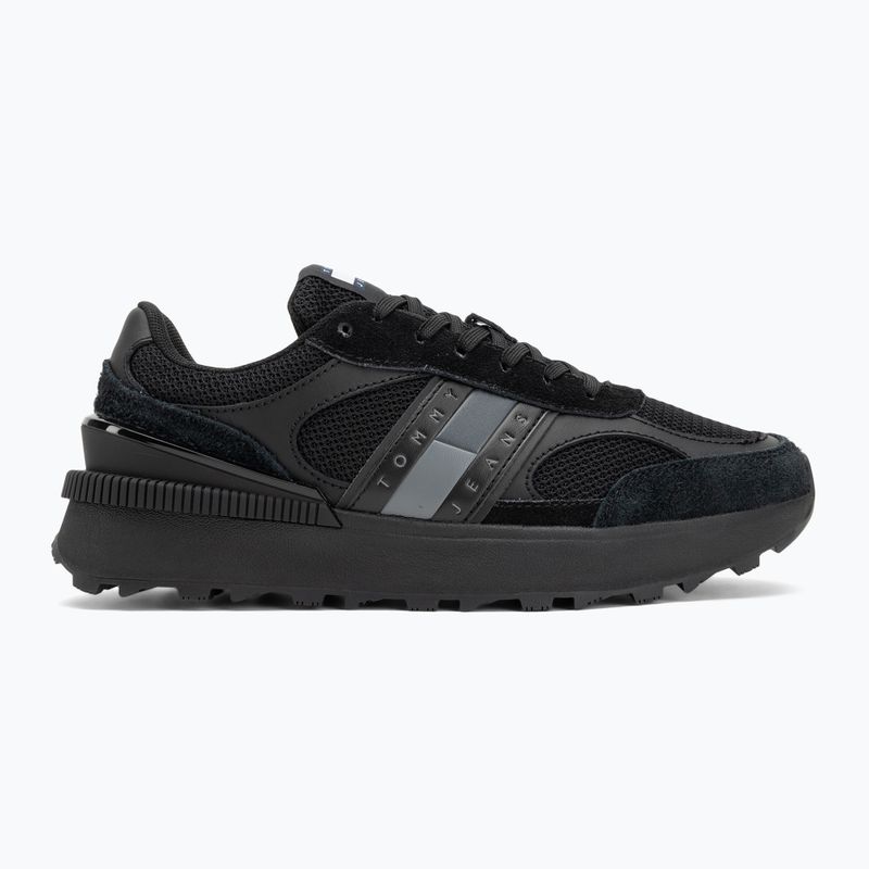 Tommy Jeans férfi cipő TJM Technical Runner Ess fekete 2