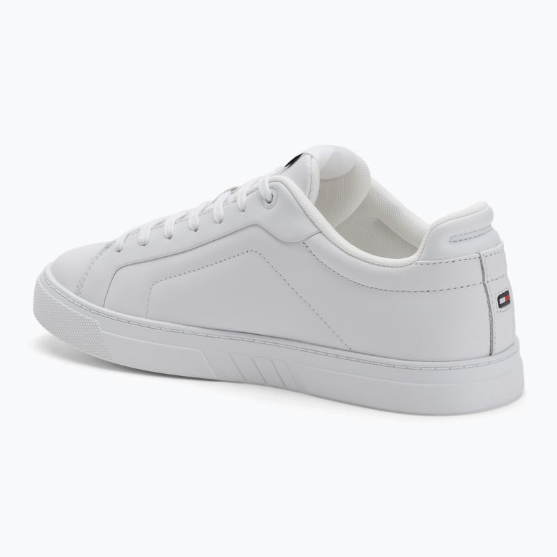 Tommy Hilfiger férfi cipő Icon Court Lth Flag Ess fehér 3