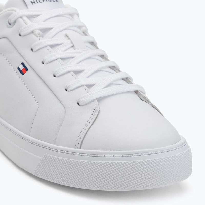 Tommy Hilfiger férfi cipő Icon Court Lth Flag Ess fehér 7