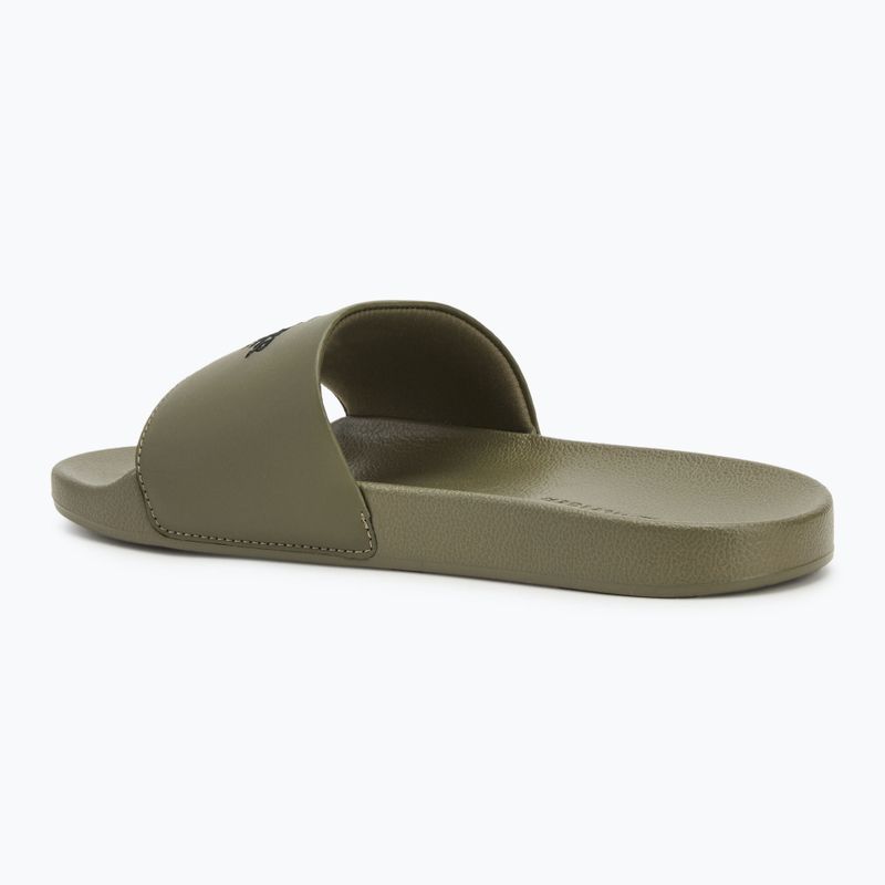 Férfi papucs Tommy Hilfiger Embroid 85 Pool Slide army green 3