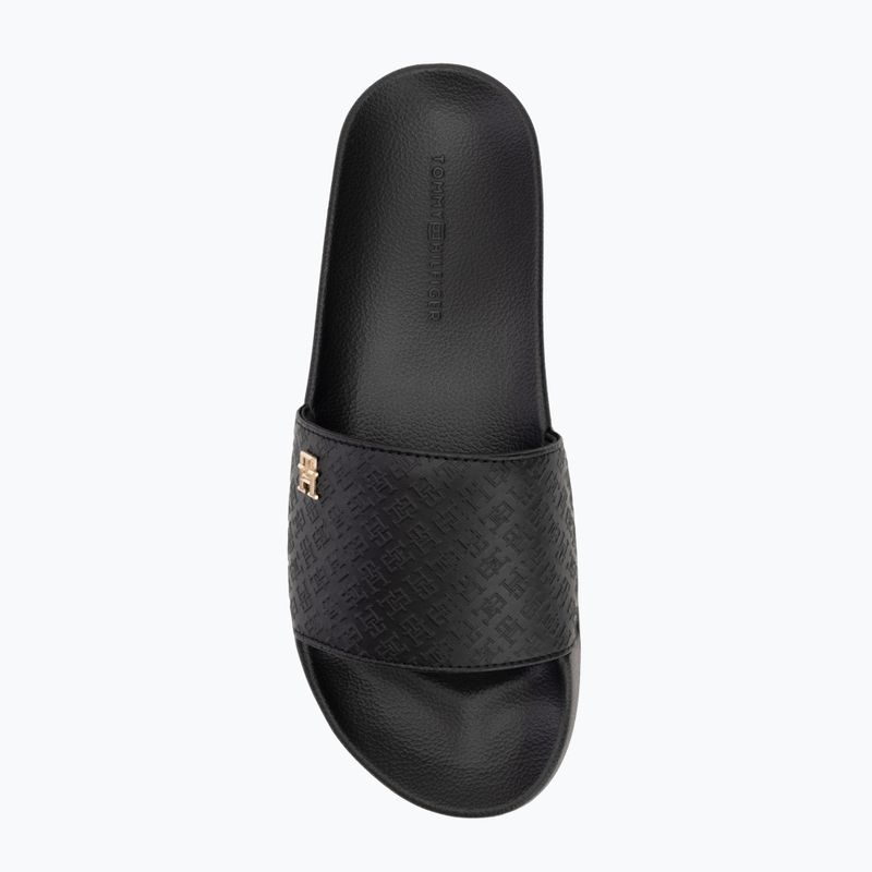 Női papucs Tommy Hilfiger Monogram Poolside black 5