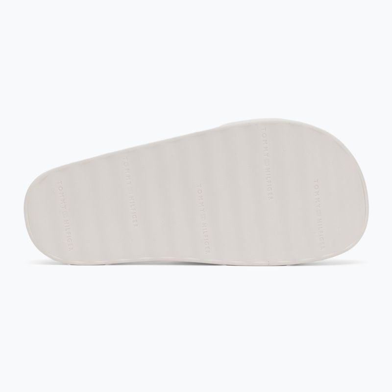 Női papucs Tommy Hilfiger Platform Monogram Poolslide ancient white 4